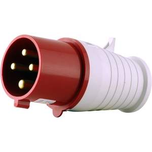 Вилка электрическая кабельная 16А 3P+РЕ+N 380В IP44 (015) EKF ps-015-16-380