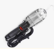 Светильник переносной VPVO-20 с выключателем черный VKL electric 