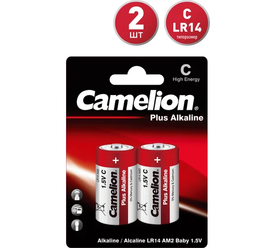 Батарейки Camelion LR14/C Camelion Plus Alkaline BLx2