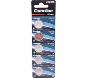 Батарейка литиевая CR2016 Camelion BLx5 3В 